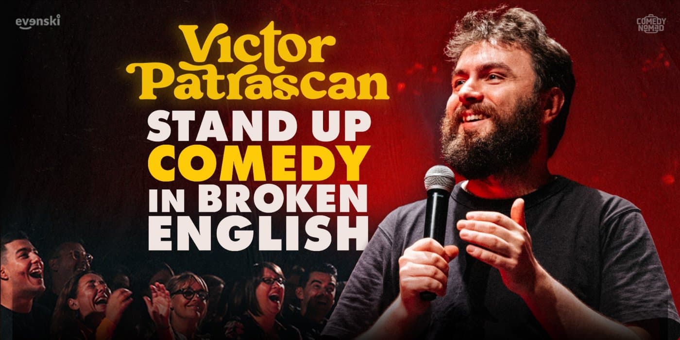Stand up Comedy in broken English • Victor Patrascan in Malmö