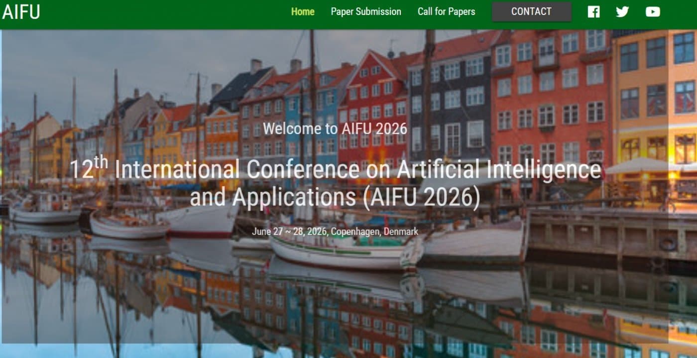 12th International Conference on Artificial Intelligence and Applications (AIFU 2026)