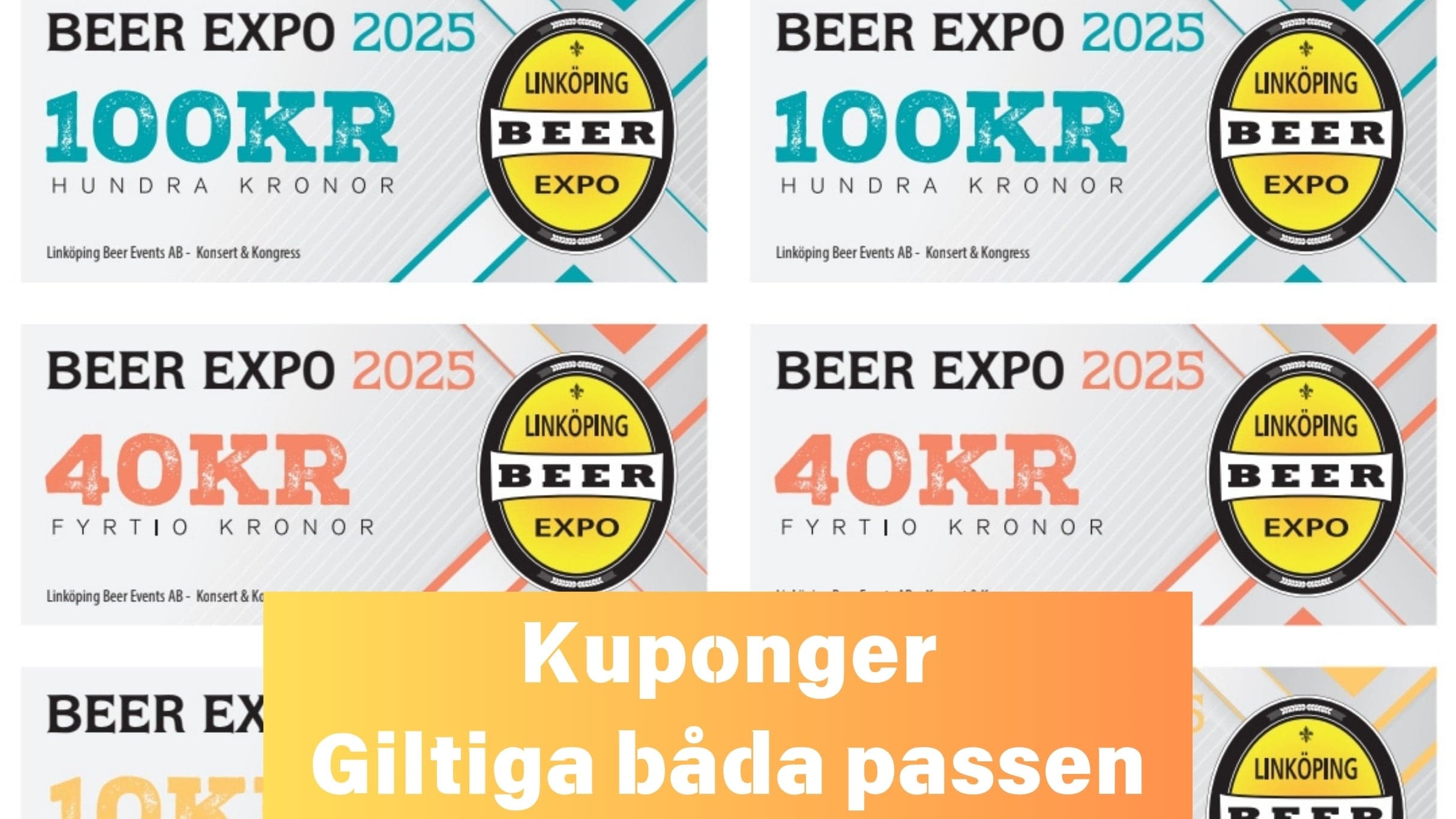 Dryckeskuponger - Linköping Beer Expo - En ölmässa för alla!