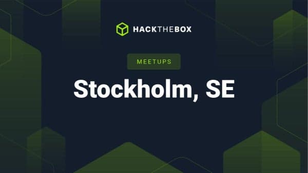 0x11 Hack The Box Meetup: Stockholm