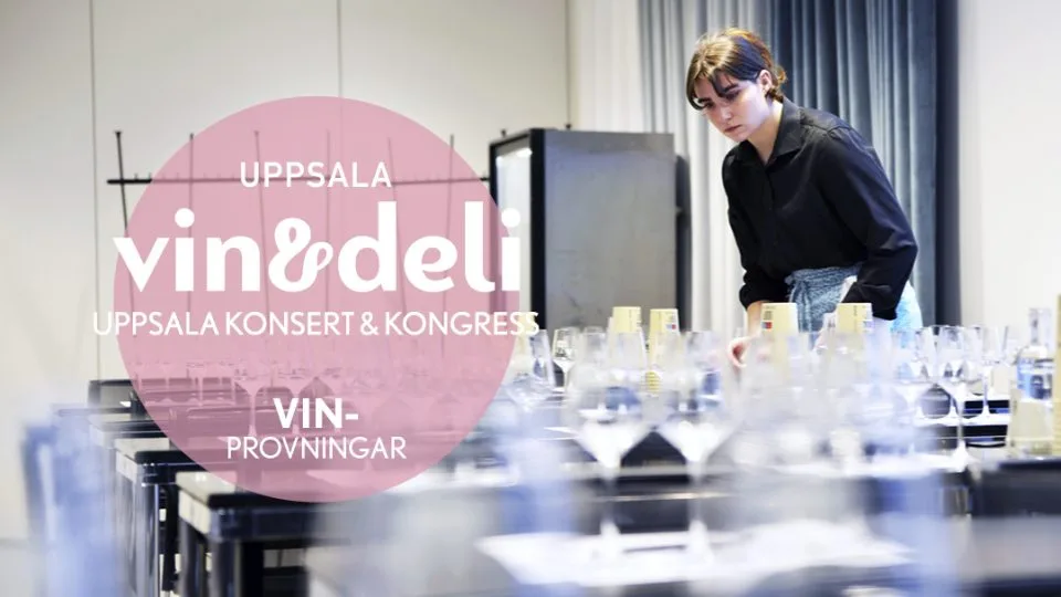 Lördag: Vinprovningar Uppsala Vin & Deli 2026