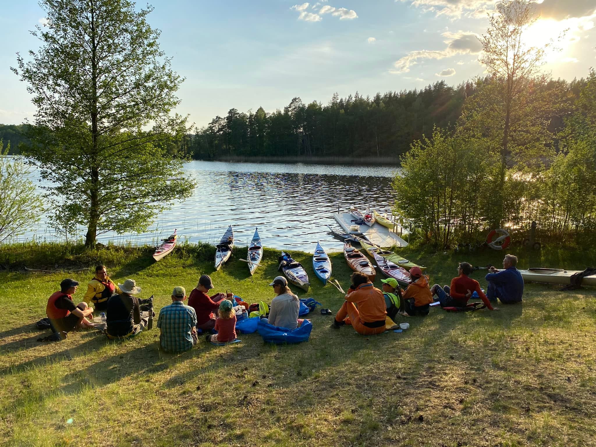 Prova på att paddla kajak