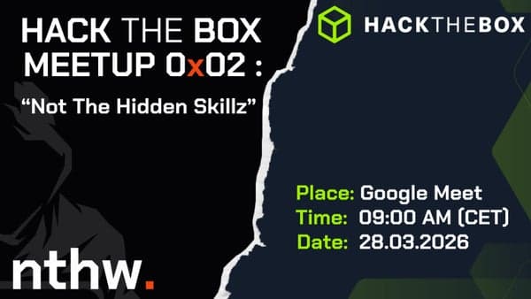 Hack The Box Meetup: "Not The Hidden Skillz" - 0x02