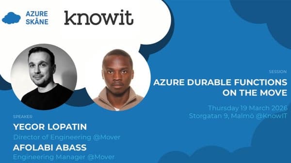 Azure Durable Functions on the move