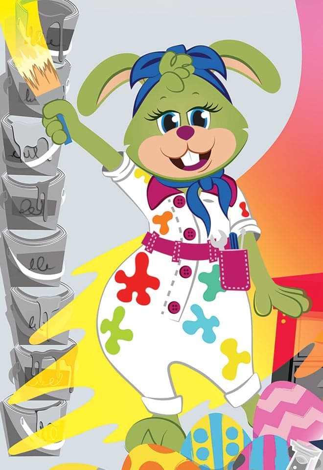 Målarskåpet – en färgstark kaninteater